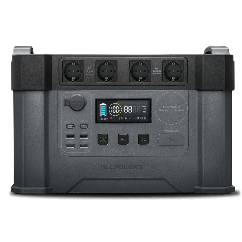ALLPOWERS S2000 Pro vista frontal sobre fondo transparente